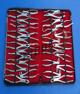Kit complet de 28 pinces d'extraction dentaire, instruments chirurgicaux dentaires de qualité supérieure - Product Image 1