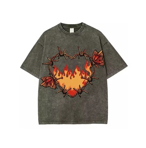 Camiseta personalizada de doble capa sin mangas Boxy Fit para hombre, ropa de calle de verano con estampado de pantalla de hojaldre recortada Boxy Fit - Product Image 1