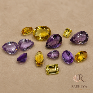 Piedras de Cristal Facetadas Radheya Global Custstone, Gemas Sueltas para Joyería, Colección de Aplicaciones de Joyería, Rajasthan - Product Image 1