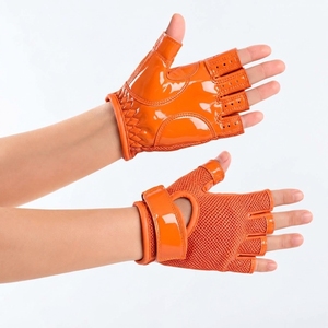 Guantes adhesivos para mujer para entrenamiento con barra, brindan agarre firme, comodidad suave, movimiento flexible y un accesorio de moda para la pole dance. - Product Image 1