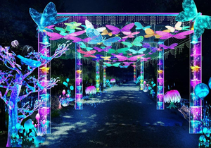 عرض إضاءة مخصص للعطلات في الحدائق والمتنزهات مع فوانيس ضخمة وعروض موسيقية - Product Image 3