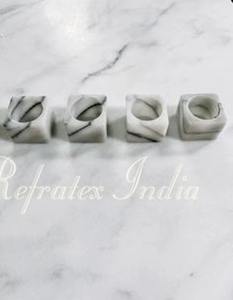 Anillo para Servilletas de Mármol Hecho a Mano en India con Accesorio Decorativo Clásico para Mesa, Ideal para Comedor, Hostelería y Eventos, Precio de Exportación - Product Image 2