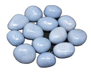 Angelite Pierres dégringolées Agate sculptée Pierres précieuses pour Feng Shui & Love Vente en gros en vrac Décoration intérieure Orgonite Motif Boule Thème - Product Image 1