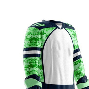 <b>Cheap</b> Rate Men Ice Hockey Uniform <b>Sets</b> Breathable Printed Custom Logo Comfortable High Quality Eco-Friendly Polyester - Product Image 2