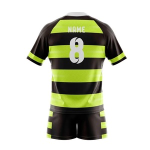 Uniforme de Entrenamiento de Rugby Personalizado, Jersey y Pantalones Cortos, Ropa Deportiva Profesional para Equipos, Transpirable, de Secado Rápido, Ropa Atlética de Alto Rendimiento - Product Image 6