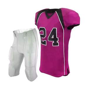 Uniformes de football américain personnalisés sur mesure, grande taille, manches courtes, été, respirants, protection UV, séchage rapide, sublimés - Product Image 1