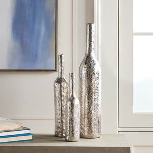 Vase à fleurs en métal décoratif avec texture ornementale pour les centres de table de mariage, les maisons de luxe et la décoration des restaurants - Product Image 5
