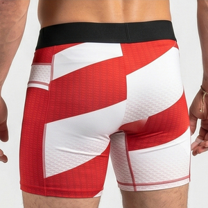OEM <b>Compression</b> Tight <b>Shorts</b> <b>Men's</b> Elastic Waist Mid 100% Spandex Polyester Tight <b>Shorts</b> <b>Men</b> Elastic Waist <b>Compression</b> <b>Shorts</b> - Product Image 3