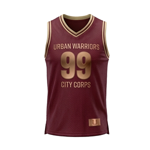 Camiseta de baloncesto sin mangas de malla transpirable personalizada para hombre, último diseño de uniforme de baloncesto para equipo. - Product Image 3