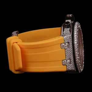 Reloj de Lujo de Alta Calidad con Movimiento de Cuarzo, Acero Inoxidable, Resistente al Agua, con Diamantes Moissanite y Calendario - Product Image 3