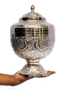 Luxury Stainless Steel Pet Urn Teardrop Shape Airtight for <b>Dogs</b> - Product Image 5