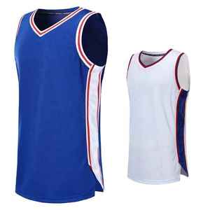 Maillot de basket-ball personnalisé pour adultes, sans manches, respirant, à séchage rapide, antibactérien, tissu à séchage rapide - Product Image 4