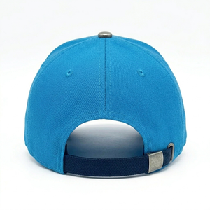 custom <b>baseball</b> <b>cap</b> Blue 6-Panel <b>Baseball</b> <b>Cap</b> With <b>Navy</b> Unisex Fitted Casual Hat Twill Fabric Solid Color - Product Image 3
