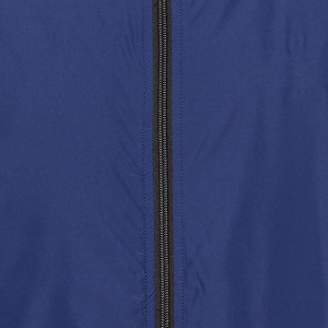 <b>Men's</b> Blue Hooded Windproof Racer <b>Jacket</b> With Zipper Closure Casual Autumn Wear - Product Image 6