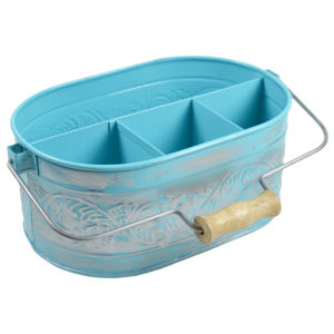 Jardinière et pots décoratifs rouges brillants avec finition peinte, pour jardin et salon extérieur, avec double poignée, pour plantes et fleurs - Product Image 5