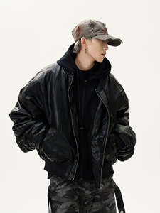 Customized Casual Wear <b>Men's</b> Varsity <b>Jackets</b> with Stand Collar Premium Quality <b>Men</b> <b>Baseball</b> <b>Jacket</b> Available in Different Colors - Product Image 5