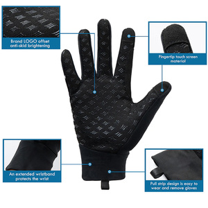 Breathable Cycling <b>Gloves</b> Custom Logo Bicycle Riding <b>Gloves</b> Shock Absorption Sports Gear Manufacturer Pakistan - Product Image 5