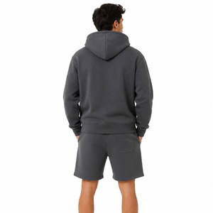 <b>Top</b> Trending Personalized Logo Men Hoodies And Shorts Sets Best Quality Men Hoodies And Shorts Sets For Online Sale - Product Image 4