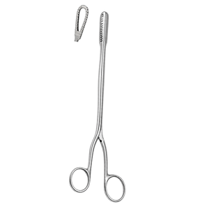 คีมจับไข่ Bierer Ovum Forceps แบบใช้ซ้ำได้ ได้รับการรับรองมาตรฐาน CE เครื่องมือทางนรีเวชสำหรับการจับเนื้อเยื่ออย่างปลอดภัย ใช้สำหรับการผ่าตัดหู คอ จมูก และการปฐมพยาบาล - Product Image 2