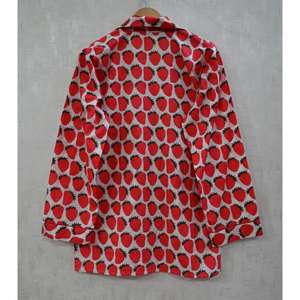 Conjunto de Pijama de Algodón con Estampado Floral Boho, Ropa de Dormir y para Estar en Casa - Product Image 5