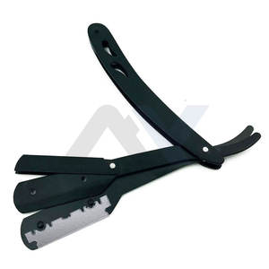 Nuevas Navajas de Afeitar Rectas para Hombre, Navajas de Barbero de Filo Recto para Afeitado Preciso, Navaja de Seguridad Tipo Shavette Personalizada - Product Image 6