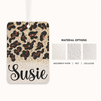 Désodorisant de voiture personnalisé avec pompon, carte parfumée suspendue avec logo, impression couleur recto-verso
