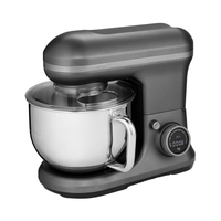Professionnel 1200W Mini 6 vitesses batteur sur socle électrique 5L mélangeur de pâte sorbetière bol de mélange crochet de pâte pour la cuisson à la maison