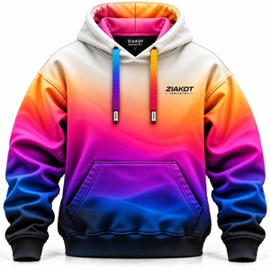 Sweat à capuche surdimensionné personnalisé pour homme, style pakistanais, en molleton épais, qualité supérieure, streetwear, séchage rapide, poche avant - Product Image 1