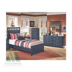 Juego de Muebles de Dormitorio Modernos de Fabricación Vietnamita, Madera de Alta Calidad, Incluye Camas, Armarios y Aparadores, para Apartamentos - Product Image 3