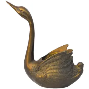 Escultura de aluminio Bear Crest para interiores de cabinas y vestíbulos, de lujo, estilo americano, ecológica, con acabado tipo cuenco, de Zahid Exports, segura. - Product Image 4