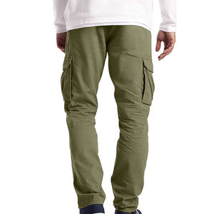 Pantalon Cargo Baggy Homme en Gros, 6 Poches, Coton de Haute Qualité, Élastique, Style Empilé, Personnalisable - Product Image 1