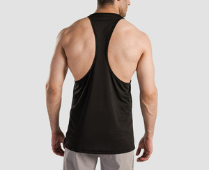 เสื้อกล้ามวิ่งผู้ชายแบบแห้งเร็ว พิมพ์ลายโลโก้ตามสั่ง ขายส่ง ทำจากโพลีเอสเตอร์ - Product Image 3