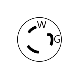 Enchufe Macho con Bloqueo Giratorio Hubbell Compatible con WJ-8320, Industrial, de Alta Resistencia, NEMA L5-20, con Certificación CUL y REACH - Product Image 6