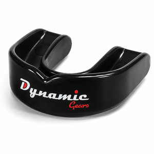Protège-dents professionnel Dynamic Gears noir et rouge en EVA, réglable, écologique, léger, non toxique, pour adultes, pour la boxe - Product Image 1
