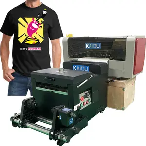 KAIOU A3 Dtf Printer with Power Shaker machine Printing T-shirt Cotton High quality