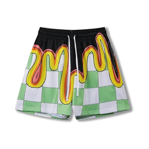 Pantalones Cortos Deportivos de Malla de Poliéster para Hombre, Ligeros, para Gimnasio, Uso Casual, Fabricante OEM ODM, Venta al Por Mayor - Product Image 3