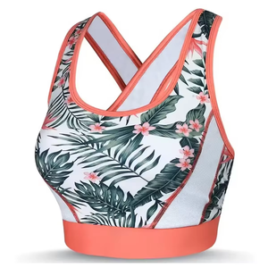 เสื้อชั้นในกีฬาออกกำลังกายผ้าฝ้ายสั่งทำแบรนด์ดัง วัสดุคุณภาพดีที่สุด แฟชั่นสำหรับผู้หญิง โยคะ บราซับลิเมชั่นสำหรับสาวๆ - Product Image 3