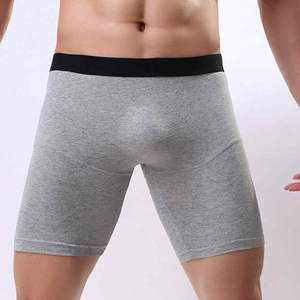 Sous-vêtements de sport pour homme en maille à séchage rapide, antibactériens, polyester/élasthanne, teinture unie, boxers de course professionnels - Product Image 2