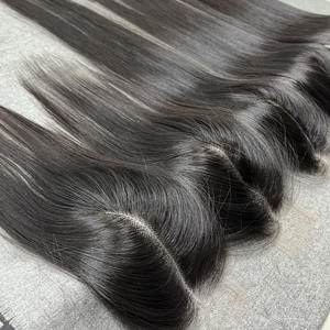 Fermeture de cheveux vietnamiens Cuticule alignée Cheveux humains Autres tailles Autre texture Approvisionnement direct d'usine - Product Image 1