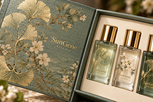 กล่องบรรจุภัณฑ์น้ำหอมแบบเปิดปิดได้ รุ่น Custom Celadon Muse รูปทรงหนังสือ - Product Image 3