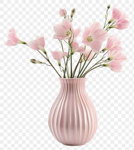 Handmade <b>Ceramic</b> Tabletop <b>Vase</b> Set With Orange And Floral Motifs Bohemian Style 8-16 Inches - Product Image 4