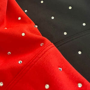 Sweat-shirt à capuche pour homme 100% coton avec strass, sweat-shirt à capuche orné de cristaux, haut à capuche doux et décontracté, style streetwear d'hiver - Product Image 3