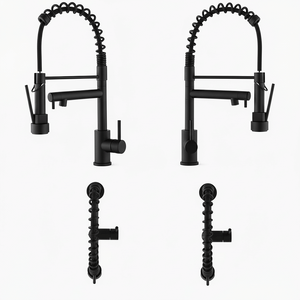 Rubinetto da Cucina Monocomando con Doccetta Estraibile, Controllo Touch, Acciaio Inox Lucido, 2 Funzioni, Collo Flessibile, Monoforo - Product Image 5