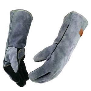 Gants de sécurité confortables et légers à doigts entiers, en cuir, résistants, avec logo personnalisé - Product Image 1