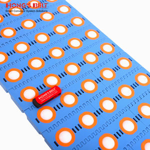 Hongsbelt 3800-1C makaralı üst modüler plastik konveyör bant sıralama konveyörler için - Product Image 3