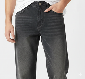 กางเกงยีนส์แฟชั่นสไตล์วินเทจทรงขาบาน คุณภาพพรีเมียม ผลิตจากผ้าฝ้าย ซักแล้ว บริการ OEM จากโรงงานขายส่ง - Product Image 3