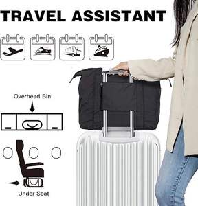 Bolsa de Transporte para Barco de Poliéster Negra, con Bolsillos con Cremallera, Bolsa Desmontable, Correa Ajustable, Diseño Impreso, Lavable y Resistente al Agua - Product Image 2
