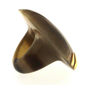 Bague artisanale en corne pour homme et femme, bague en corne de buffle naturelle pour un usage quotidien, bague de haute qualité pour les occasions spéciales >Artisanat naturel - Product Image 2