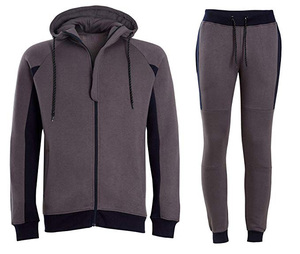 Factory Direct Custom Design Men's <b>Tracksuits</b> New Fashion Winter Collection Wholesale Custom <b>Plain</b> <b>Tracksuits</b> - Product Image 1