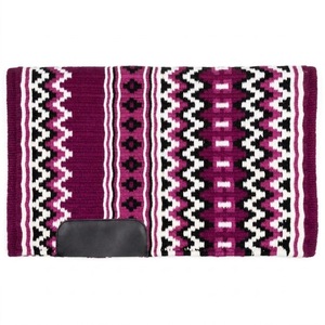 Vente en gros de couvertures de selle pour chevaux de style western, fabriquées à la main, 100% laine pure, coussin de selle Navajo, absorbant les chocs, équipement d'équitation direct - Product Image 1